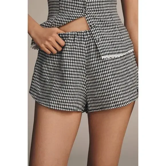 Reformation Tiffie Linen Shorts - Picture 1 of 8